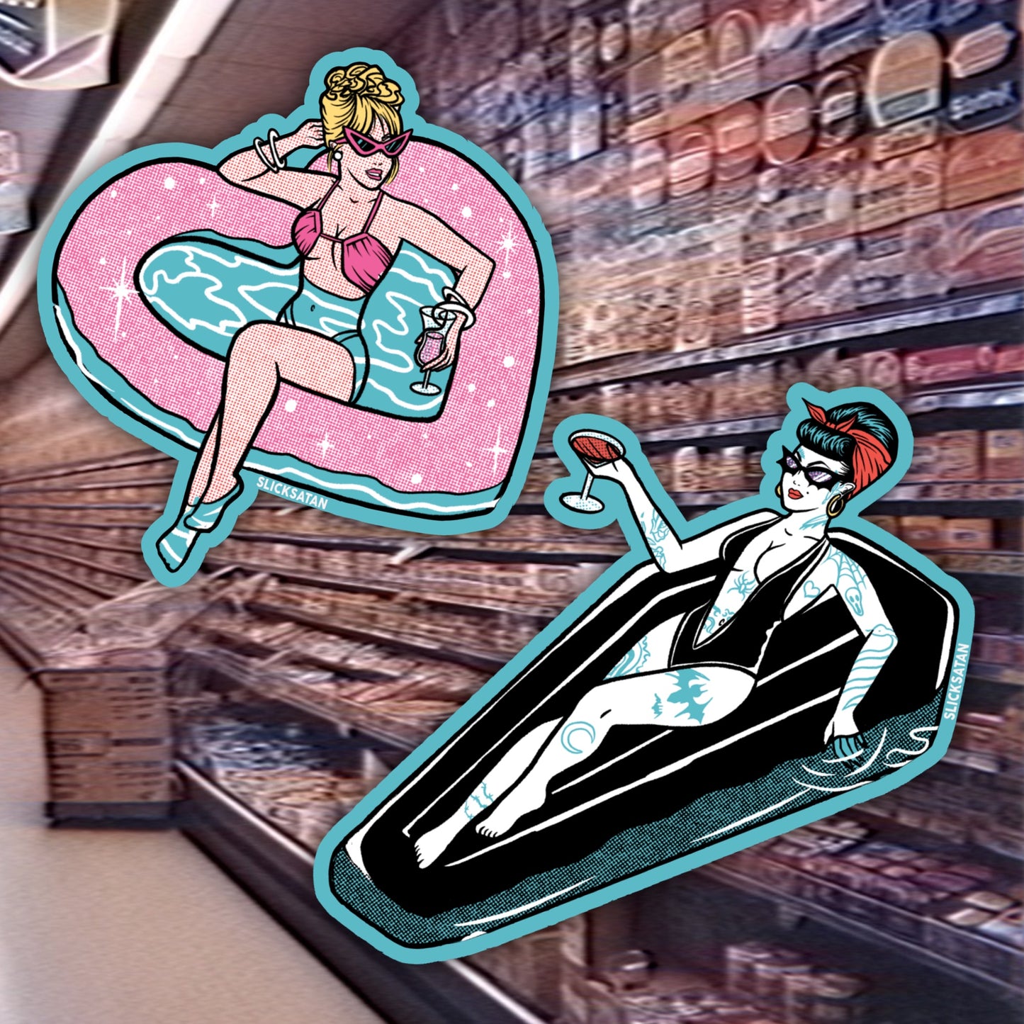Floaties - Sticker Duo