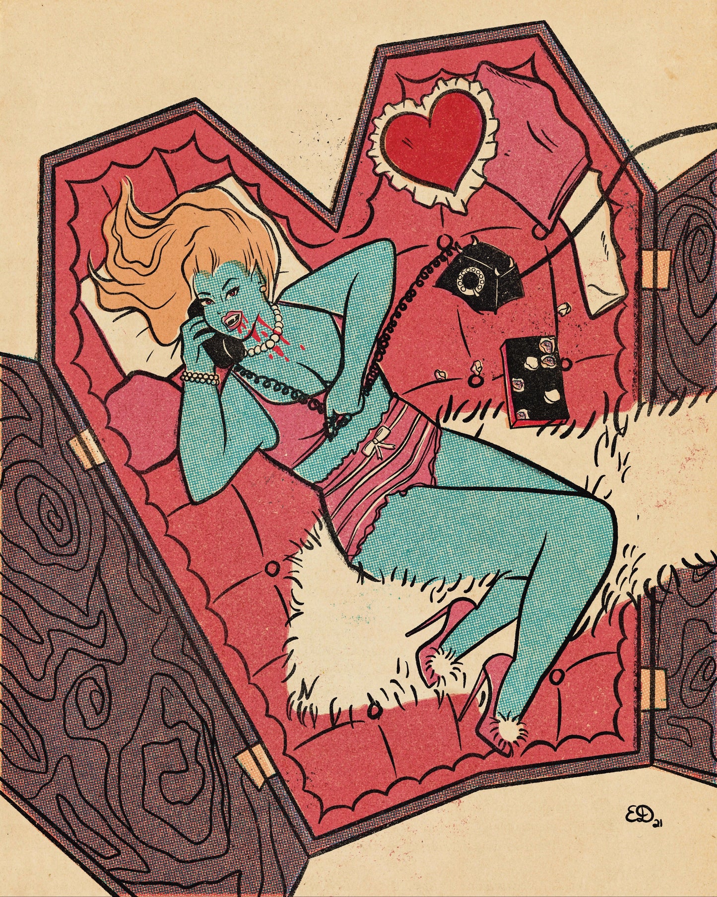 Cozy Coffin - Print