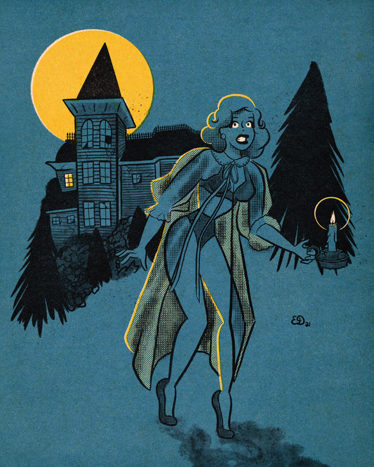 Haunted House - Print