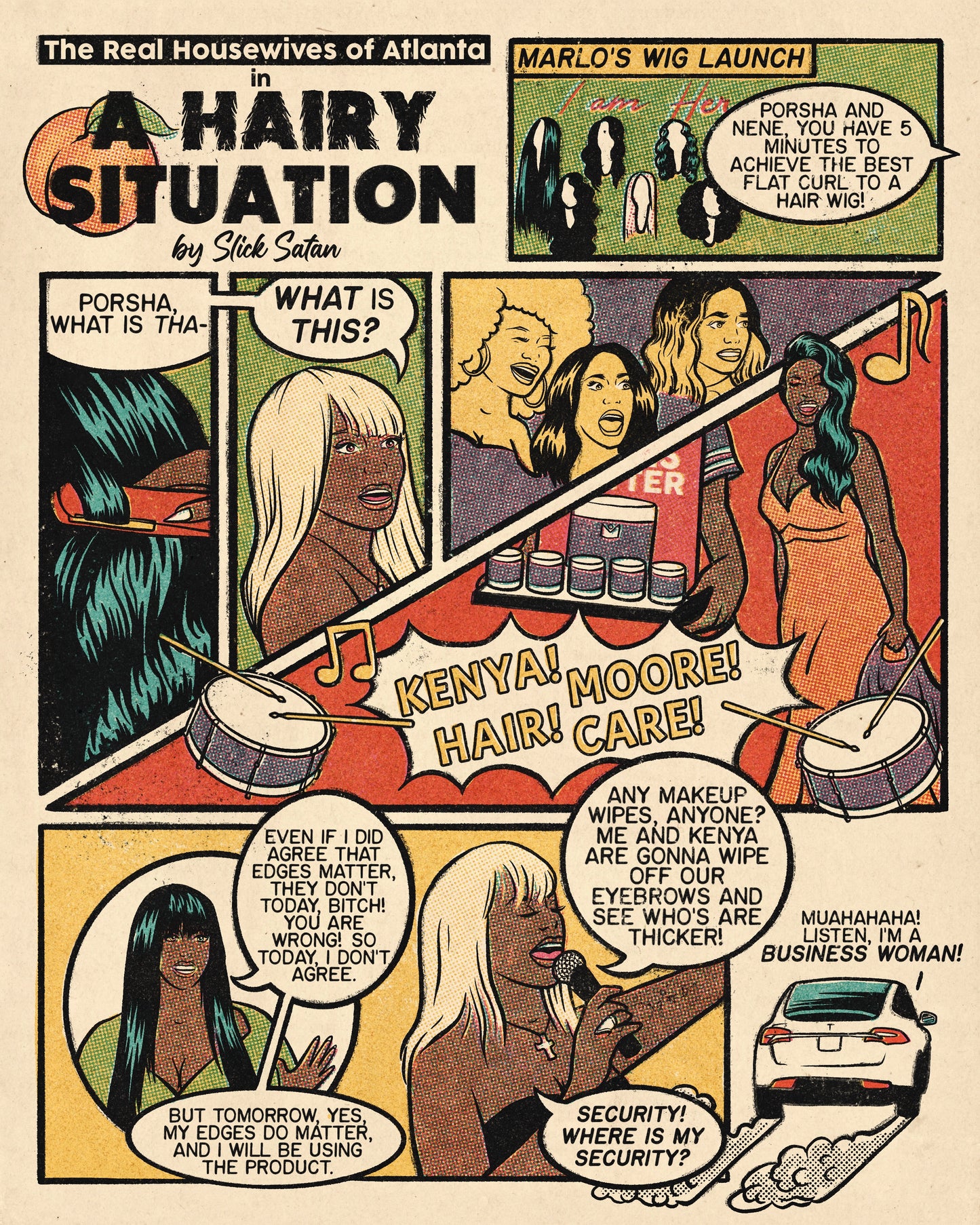 Hairy Situation - Print